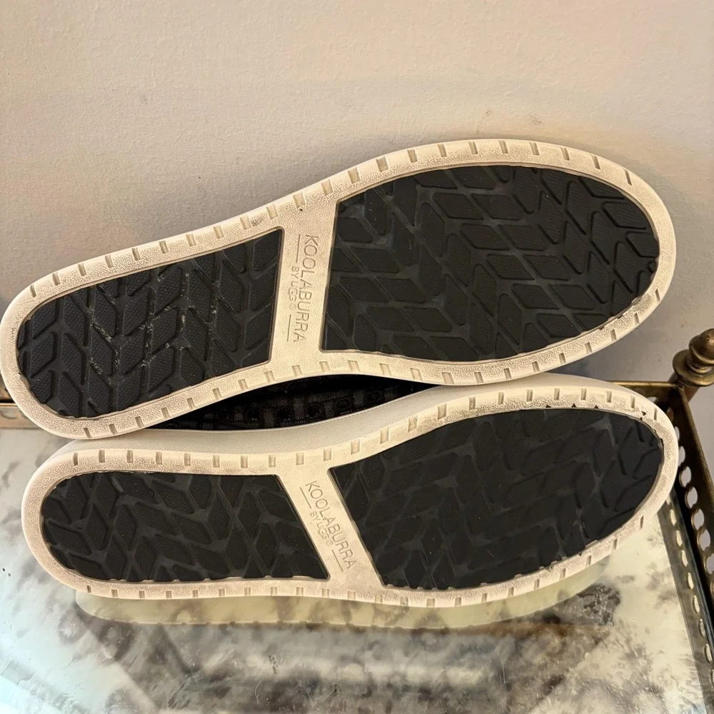 Koolaburra By UGG Shoes‎ Womens Size 10 Black Woven Low Top Casual 1097223